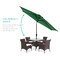 Best Choice Products 10ft Outdoor Steel Market Patio Umbrella w/ Crank, Tilt Push Button, 6 Ribs